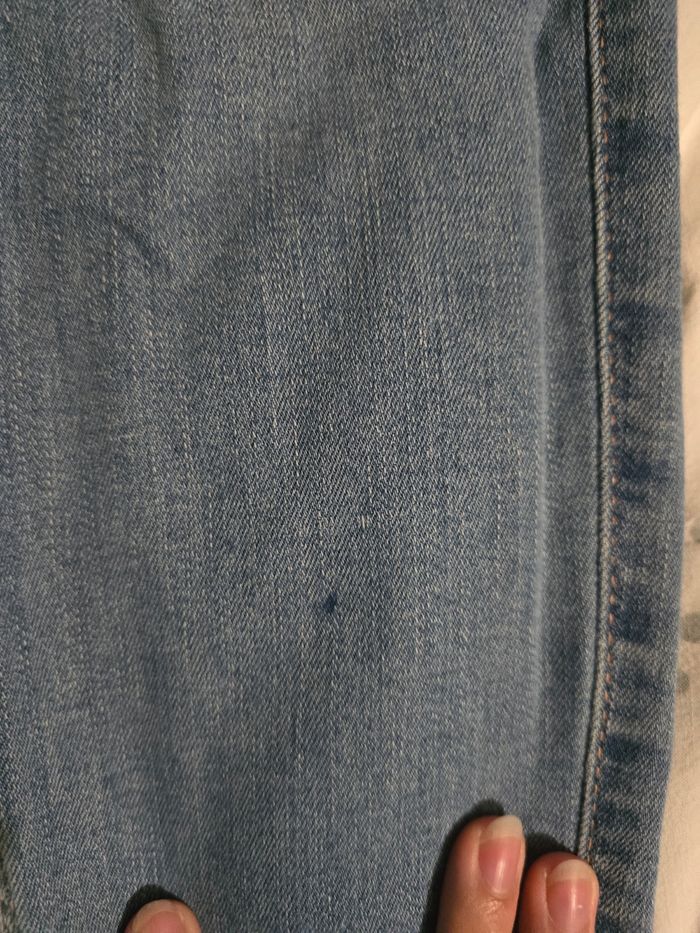 Jean Hollister troué bleu clair - photo numéro 5