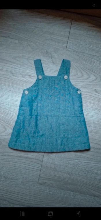 Robe à bretelles épaisse Absorba 12mois 74cm 👻