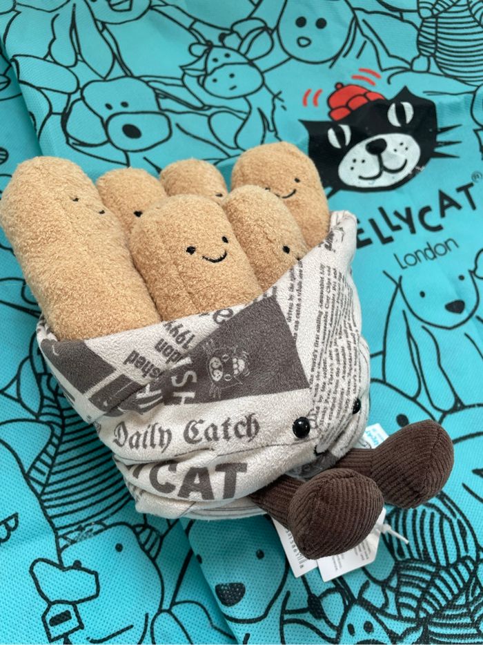 Peluche Jellycat Fish And Chips We Are Cosy Chips - photo numéro 3