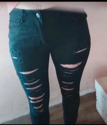 Pantalon jean slim troué