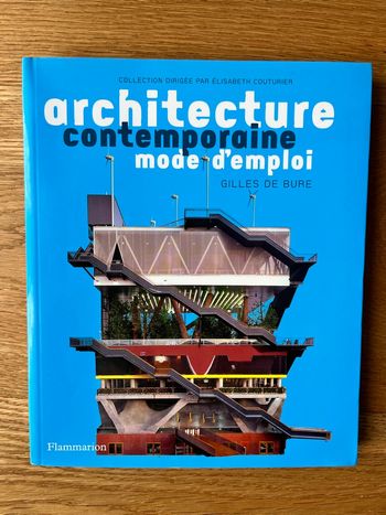 Livre Architecture contemporaine, Gilles de Bure