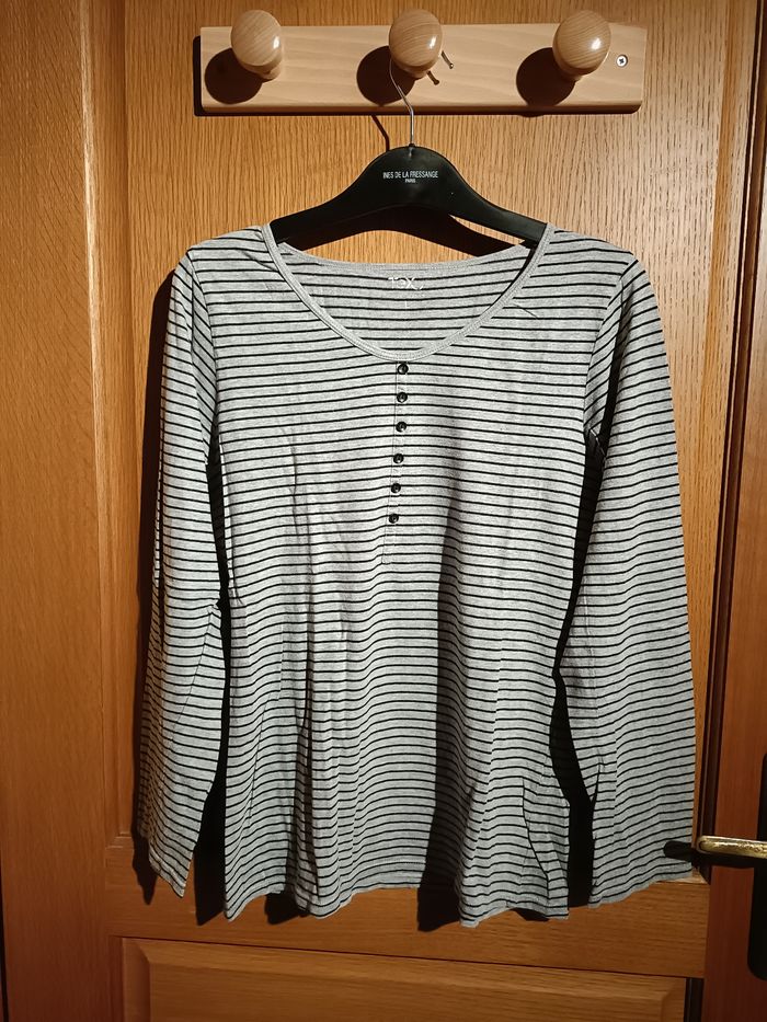 Pull gris clair