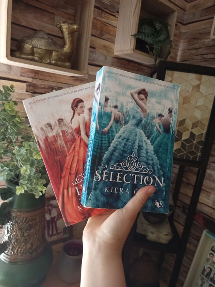 Lot de 2 romans la sélection l'élite