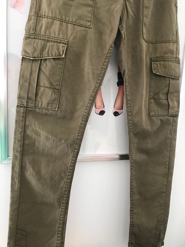 Pantalon cargo treillis Zadig & Voltaire 12 ans - photo numéro 2