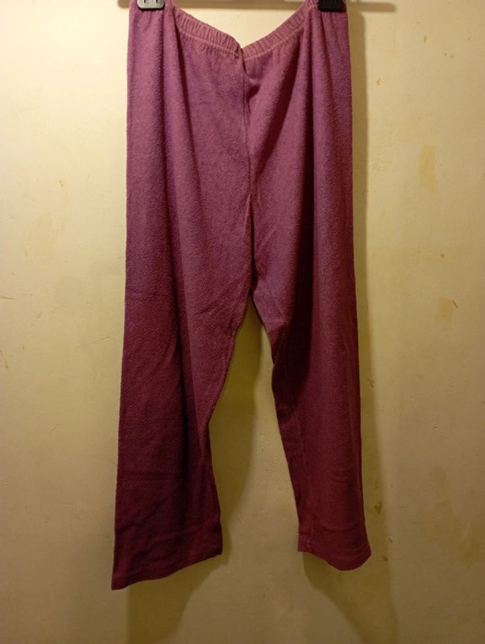 Pyjama femme coton doux violet - photo numéro 6