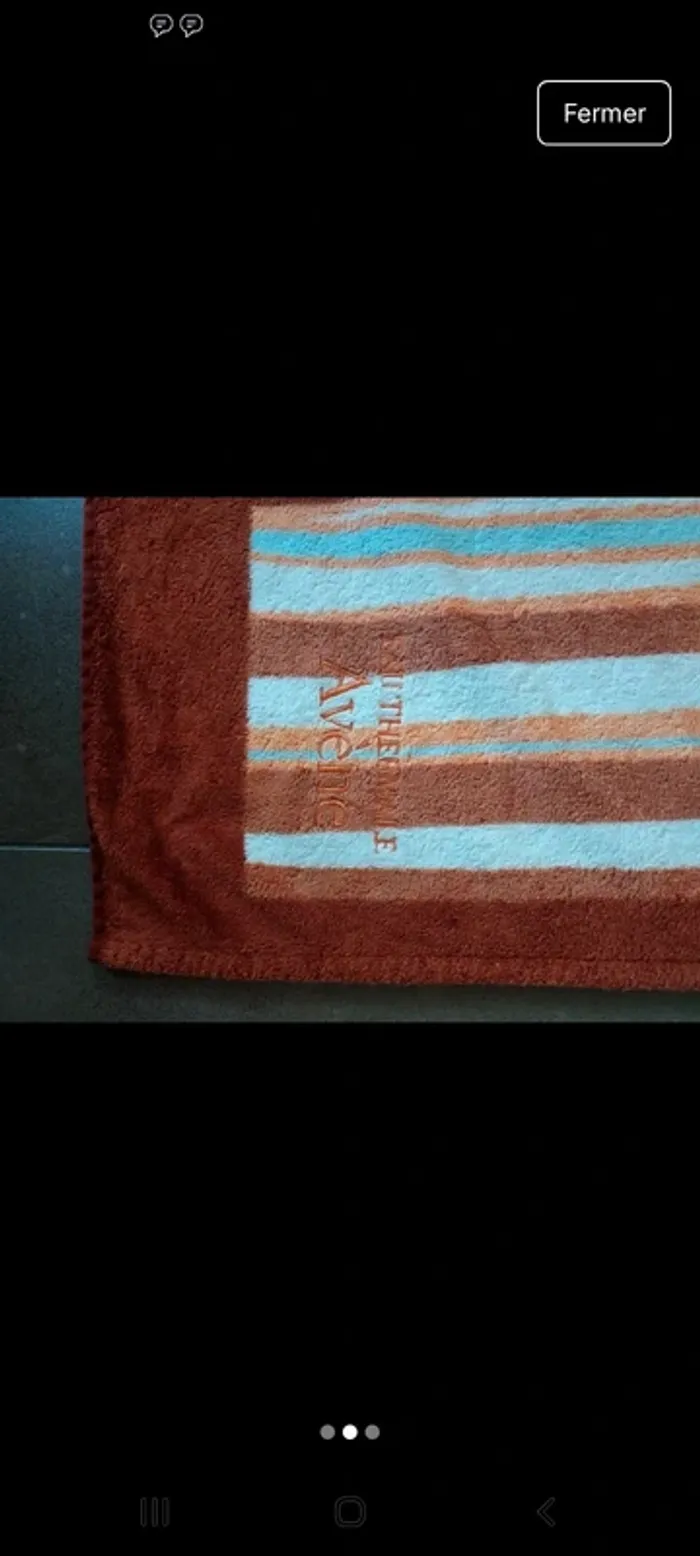 Serviette Avène - photo numéro 2