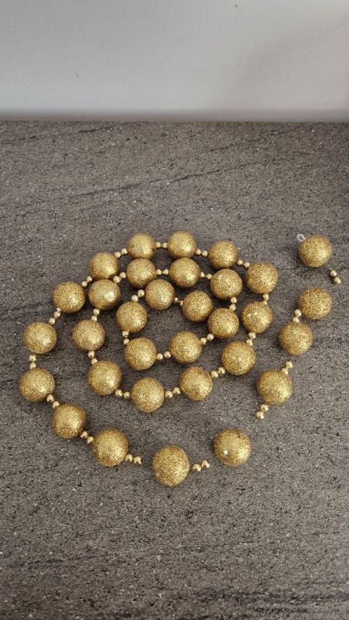 Guirlande de Noël doré