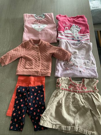 Lot vêtements fille