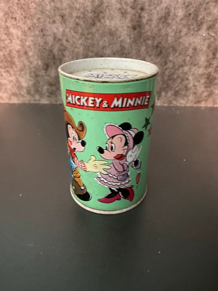 Pas d envoie avec homerr tirelire disney mickey vintage en métal
