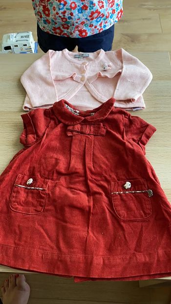 Ensemble robe gilet SM liberty