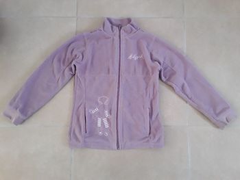 Polaire mauve fille 8 ans TISSAIA BE