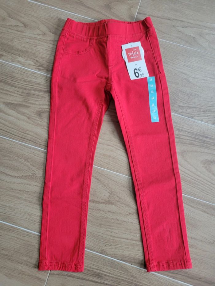 Jegging rouge