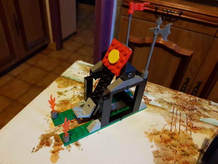 Lot lego vintage castle Knight Kingdom dragon 4807 Fire Attack 6096 Attaque taureau Bull's attack - photo numéro 10