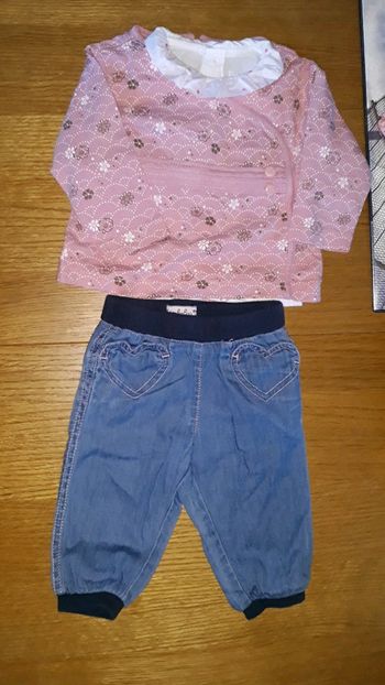 Ensemble tenue fille 3 mois