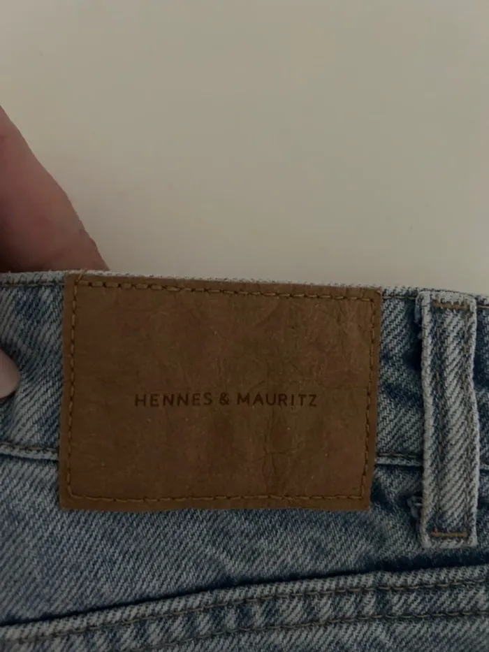H&M short en jean bleu clair pour l’été femme, taille 44 - photo numéro 4