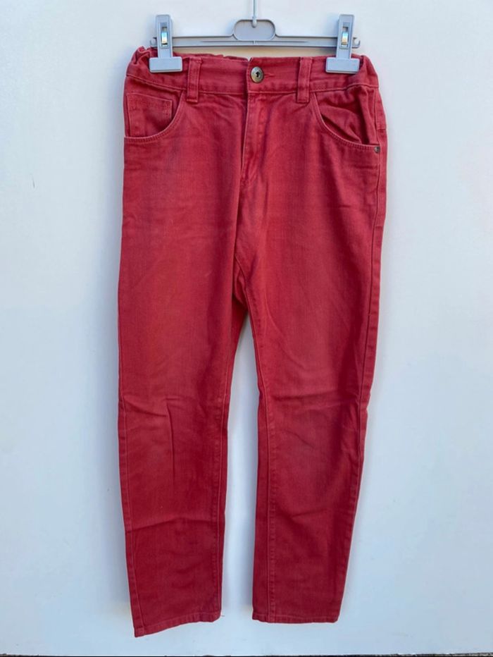 Pantalon rouge slim