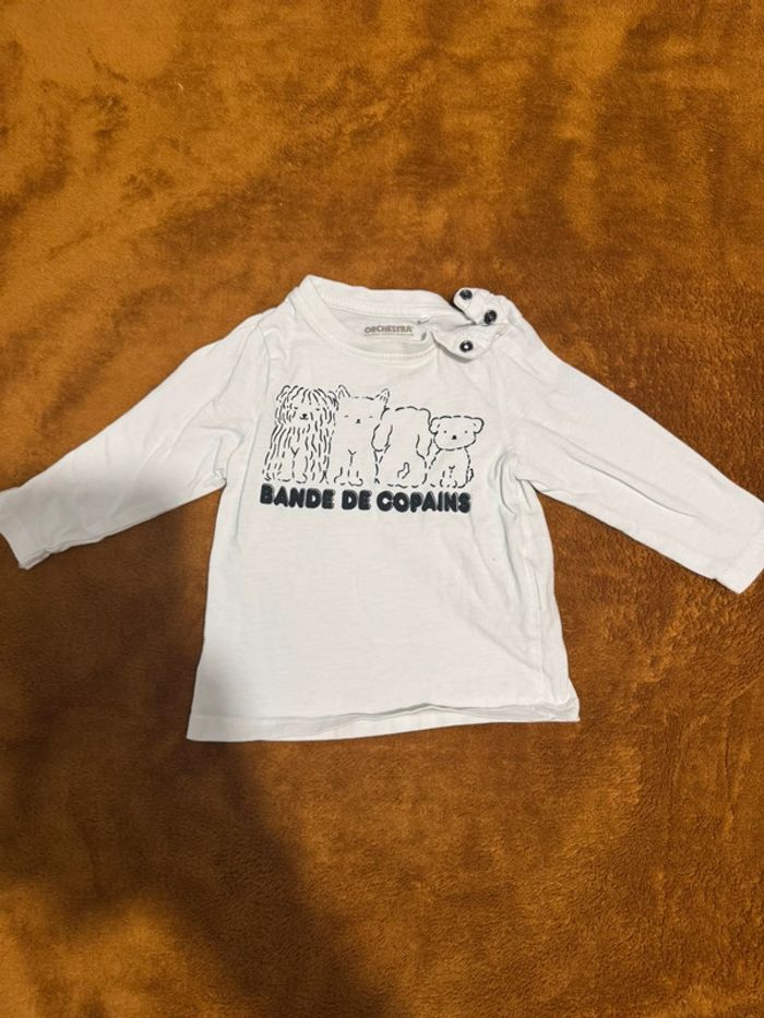 T shirt manche longue 6 mois orchestra