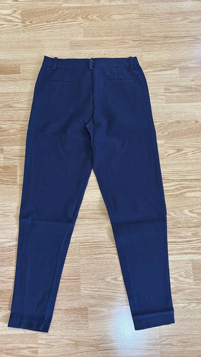 Pantalon chino Frilivin Bleu marine - photo numéro 4