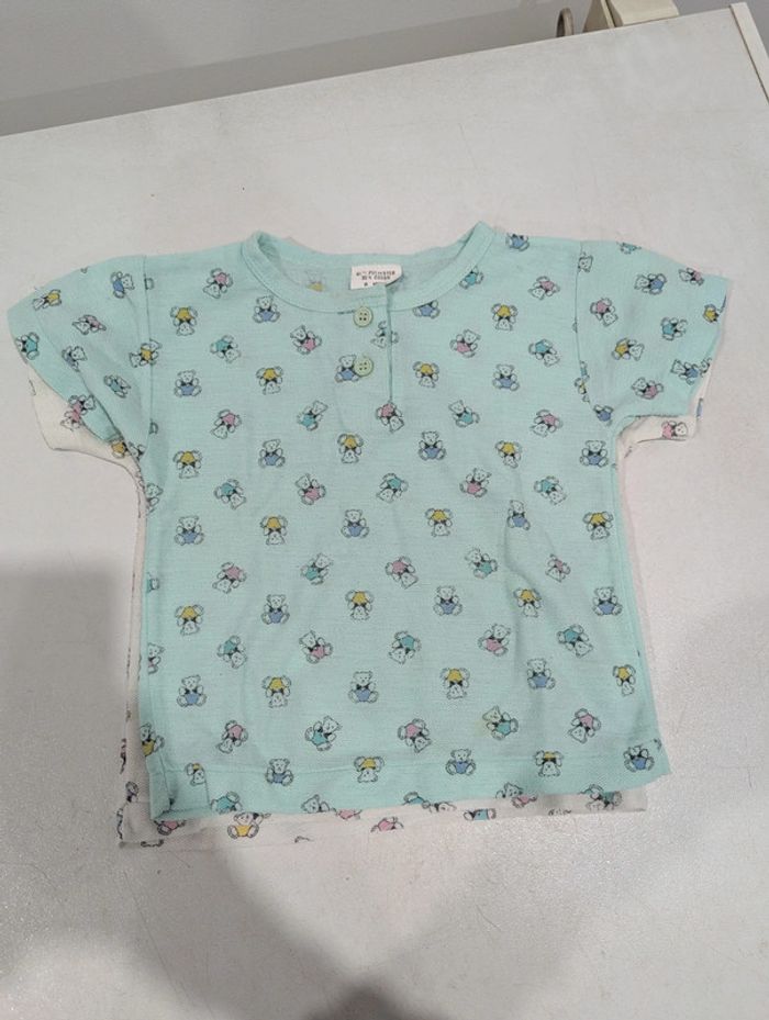 Joli tee-shirt ourson vintage 18 mois - photo numéro 3