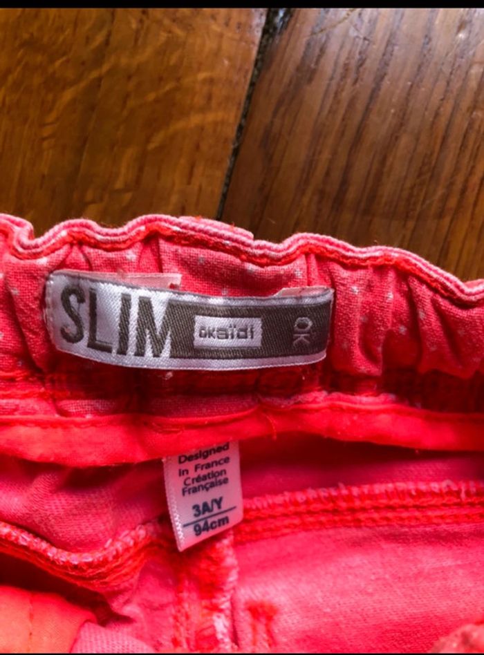 Jean slim rose fluo - photo numéro 2
