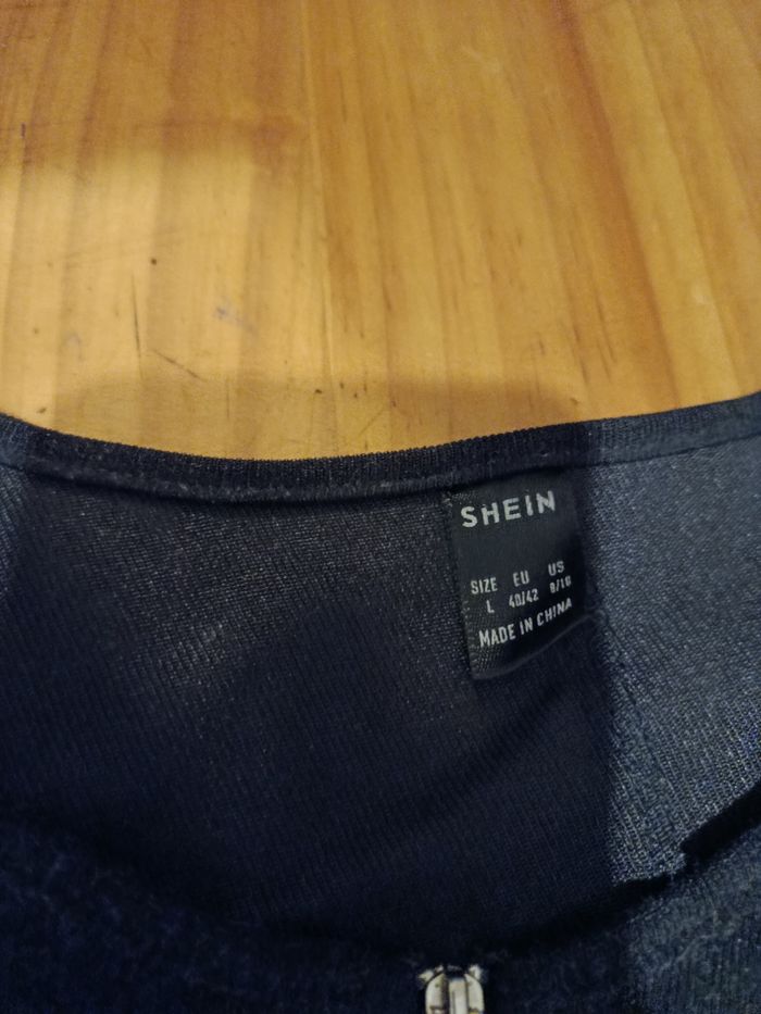 Veste manches gigot zippée shein - photo numéro 2