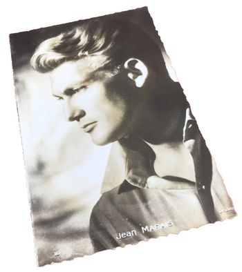 Années 1940  Carte postale ancienne  Portrait acteur Jean Marais