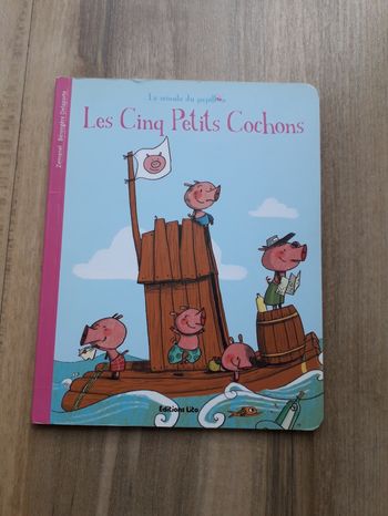 Livre enfant les 5 petits cochons