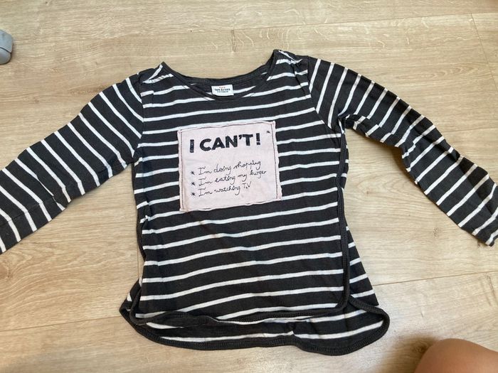 Tee shirt manches longues tape à l’œil 5 ans