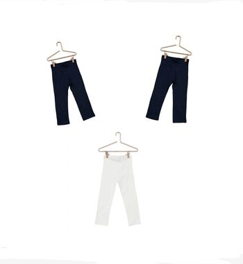 🩷 Lot de 3 leggings court 4 ans Kiabi #emyfleury_4ansfille