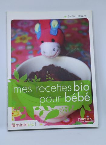 livre neuf mes recettes bio pour bébé