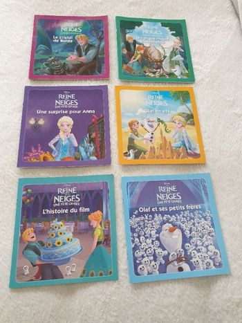 Lot de 6 livres Reine des Neiges