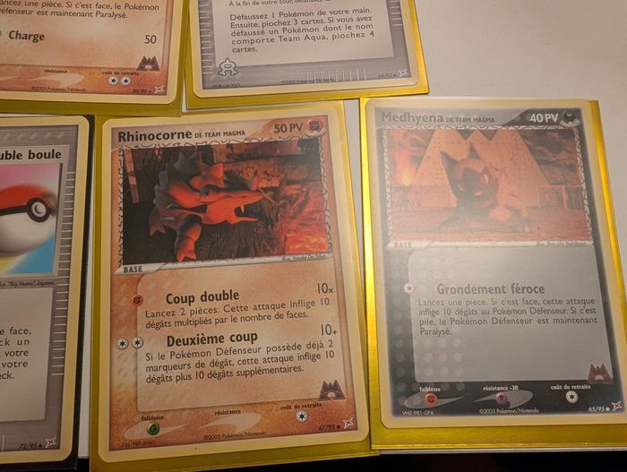 Lot cartes Pokémon anciennes NM - photo numéro 3