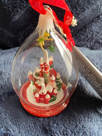 Boule de Noël châteaux