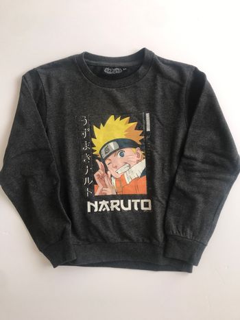 Sweat gris garçon Naruto