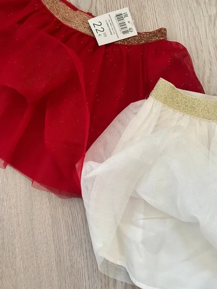 Lot jupes Okaidi Okaïdi fêtes et céremonie taille 3 ans Neuves - photo numéro 4