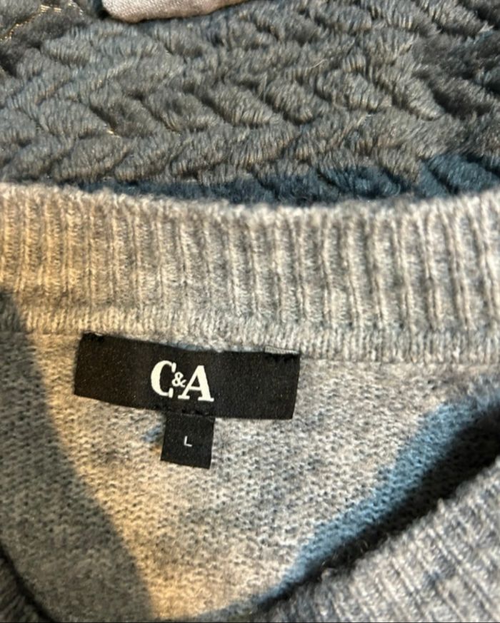 Pull gris - photo numéro 3