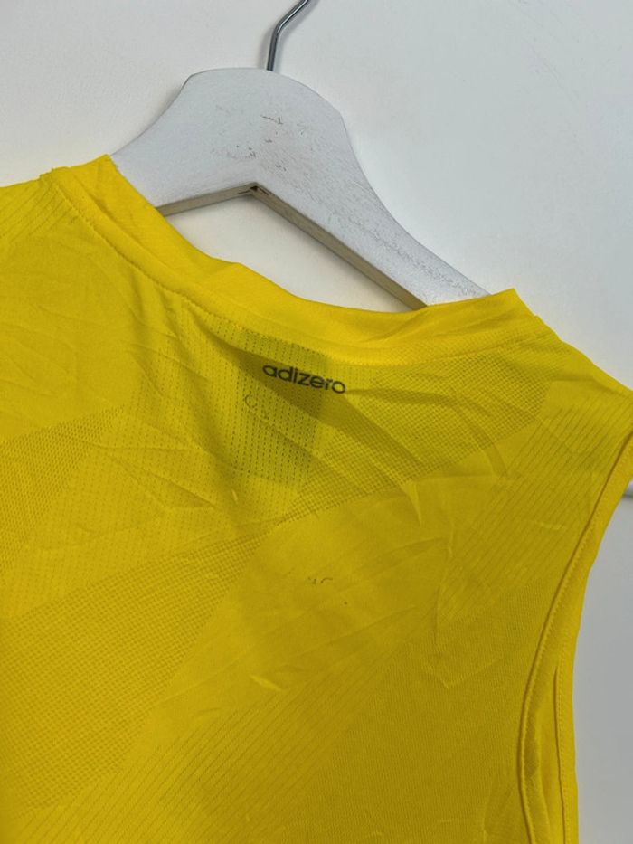 Débardeur Homme Adidas Jaune | Taille L | Très Bon État | Légère Trace | #TM82 - photo numéro 9