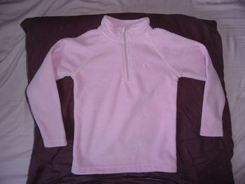 Pull polaire parme Fille, Tex, taille 3-4 ans NEUF