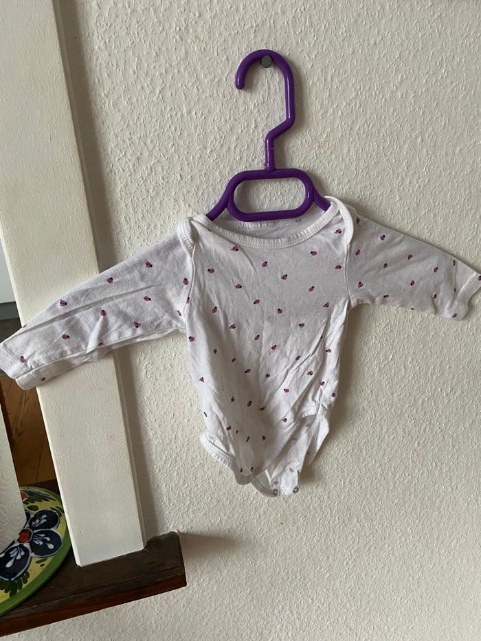 Body blanc coccinelle