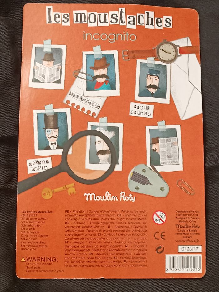 moustaches Moulin Roty - photo numéro 4