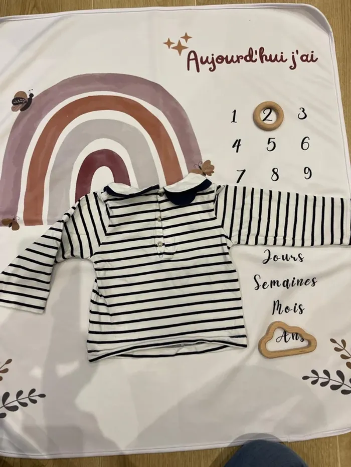 T-shirt manches longues bébé fille Jacadi – 24 mois - photo numéro 3