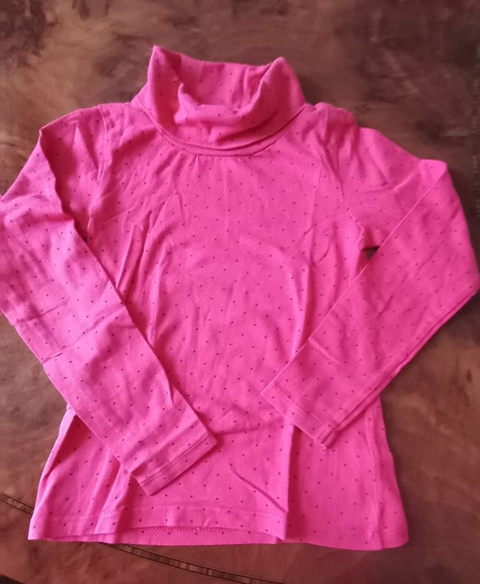 T-shirt manches longues col roulé 6 ans