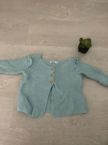 Gilet bleu 3 mois