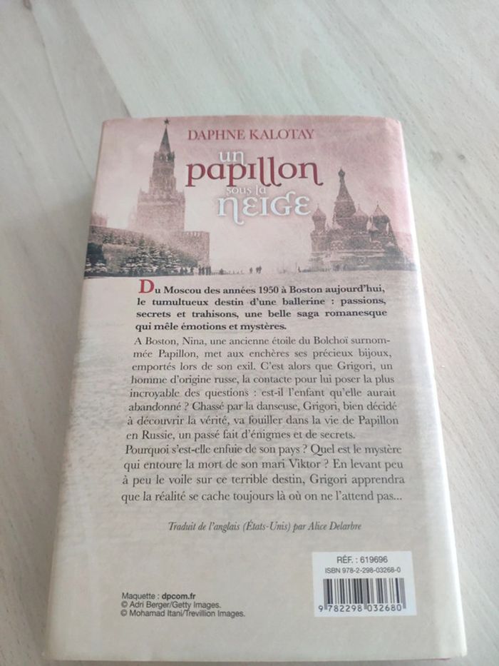 Livre grand format Un papillon sous la neige Kalotay - photo numéro 6