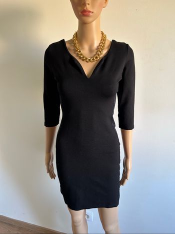 Robe noire à manches courtes Kaporal taille XS TBE