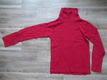 Sous-pull rouge Color & Duty 12 ans