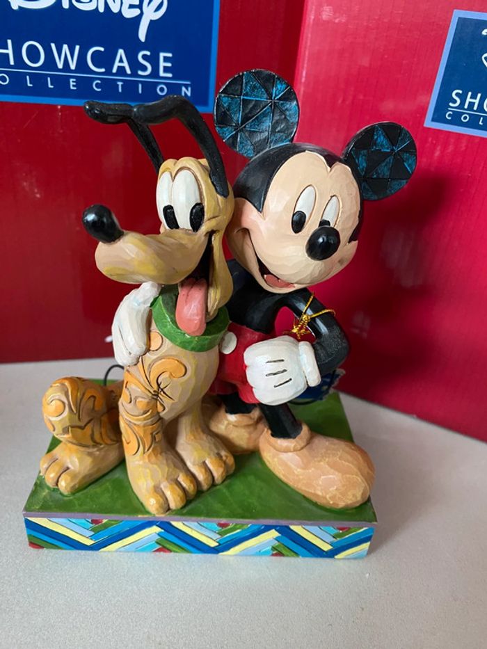Figurine disney traditions Mickey et pluto