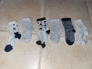 Lot 6 paires de chaussettes garçon