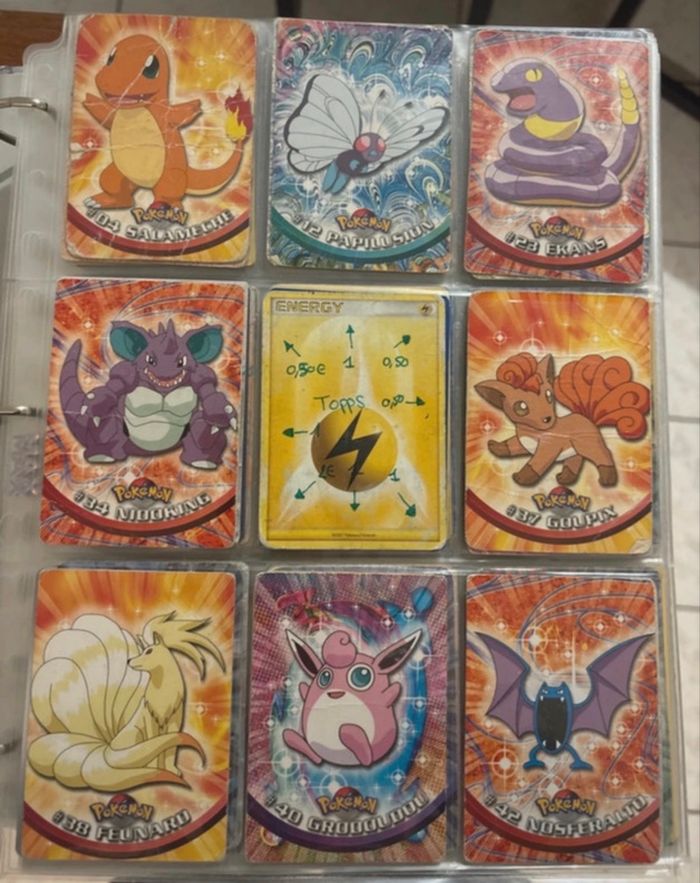 Carte Pokémon Topps au choix
