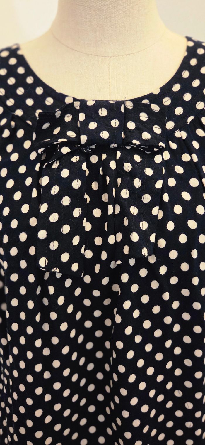 Robe / Tunique It Hippie à pois 🖤 fluide et légère – style rétro chic – excellent état - photo numéro 2